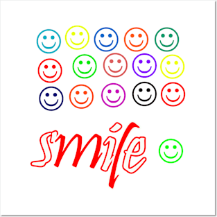 smile Posters and Art
